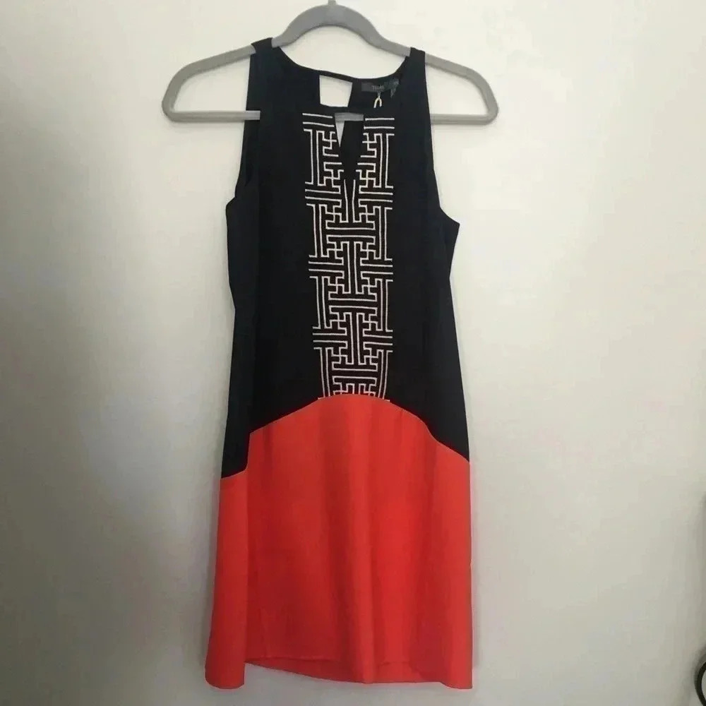 NEW THML stitch fix colorblock dress